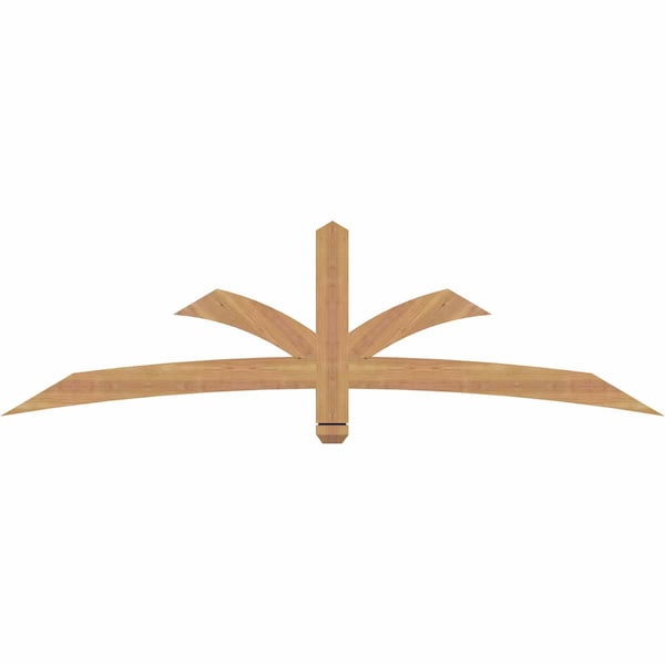 Ekena Millwork Davenport Timber Gable Bracket, Western Red Cedar, 72"W x 21"H x 1 1/2"D x 3 1/2"F, 7/12 Pitch GBW072X21X0204DAV00SWR - main